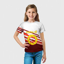 Футболка детская Portal geometry game, цвет: 3D-принт — фото 2