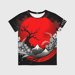 Футболка детская Природа Японии - абстракция, цвет: 3D-принт