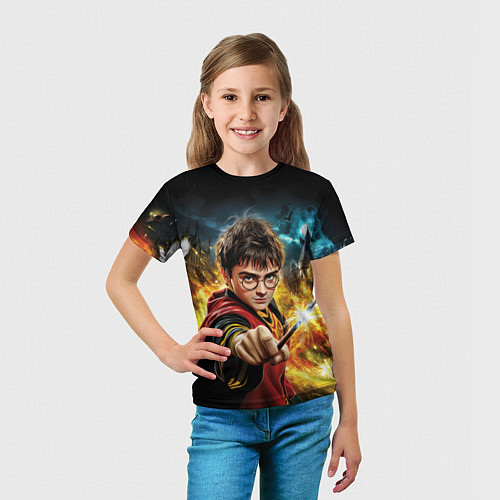 Детская футболка Гарри Поттер и магия / 3D-принт – фото 5