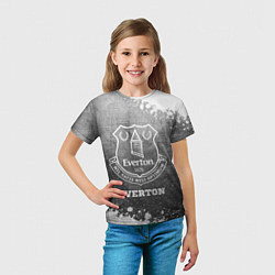 Футболка детская Everton - grey gradient, цвет: 3D-принт — фото 2