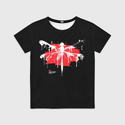 Футболка детская Gothic dragonfly with paint strokes, цвет: 3D-принт