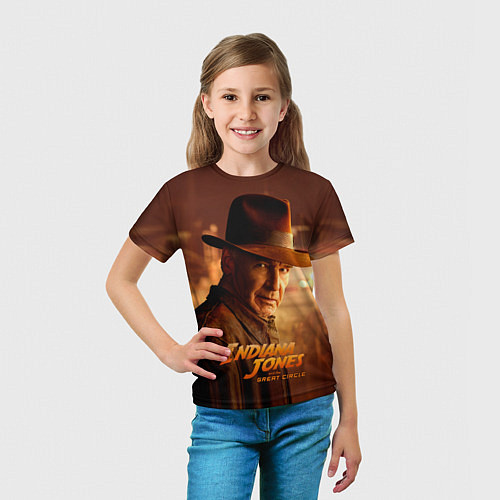 Детская футболка Indiana Jones and the Great Circle / 3D-принт – фото 5