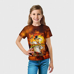 Футболка детская Indiana Jones and the Great Circle, цвет: 3D-принт — фото 2