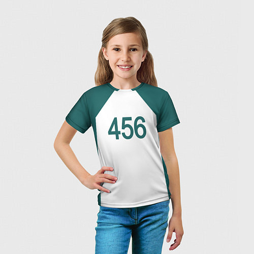 Детская футболка Форма номер 456 / 3D-принт – фото 5