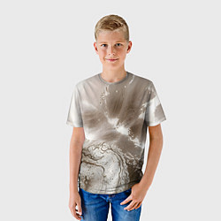 Футболка детская Песок и вода, цвет: 3D-принт — фото 2