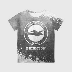 Футболка детская Brighton - grey gradient, цвет: 3D-принт