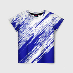 Футболка детская The color is white and blue, цвет: 3D-принт