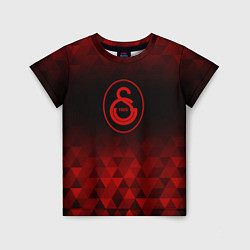 Футболка детская Galatasaray red poly, цвет: 3D-принт