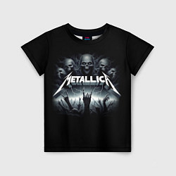 Футболка детская Metallica thrash metal - gesture, цвет: 3D-принт