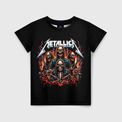 Футболка детская Metallica forever - thrash metal, цвет: 3D-принт