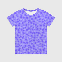 Футболка детская Фиолетовый сиреневый пузыри, цвет: 3D-принт