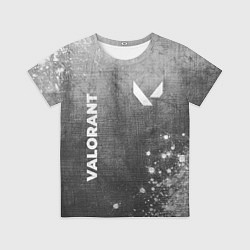 Футболка детская Valorant - grey gradient вертикально, цвет: 3D-принт