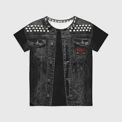 Футболка детская Джинсовка Ария с татуировками викингов, цвет: 3D-принт