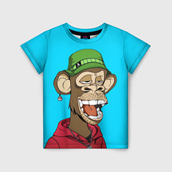 Футболка детская NFT smile ape, цвет: 3D-принт