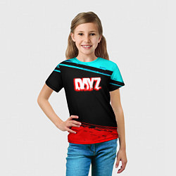 Футболка детская Dayz neon color, цвет: 3D-принт — фото 2