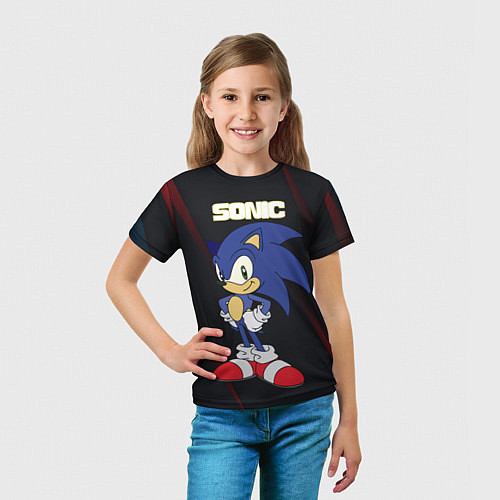 Детская футболка Sonic / 3D-принт – фото 5