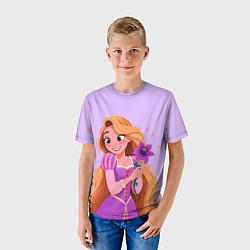 Футболка детская Rapunzel - big pictures, цвет: 3D-принт — фото 2