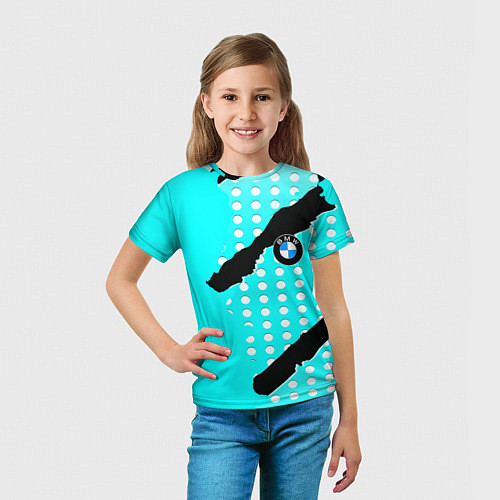 Детская футболка BMW sport краски / 3D-принт – фото 5