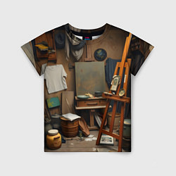 Футболка детская Мастерская художника, цвет: 3D-принт