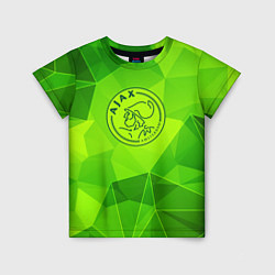 Футболка детская Ajax green poly, цвет: 3D-принт