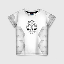 Футболка детская Sporting white poly, цвет: 3D-принт