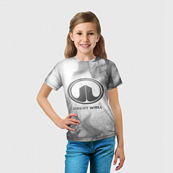Футболка детская Great Wall - white gradient, цвет: 3D-принт — фото 2