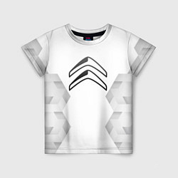 Футболка детская Citroen white poly, цвет: 3D-принт