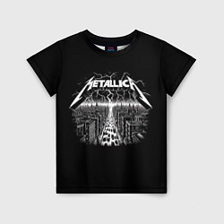 Футболка детская Metallica - lightnings in metropolis, цвет: 3D-принт