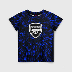 Футболка детская Arsenal blue energy, цвет: 3D-принт