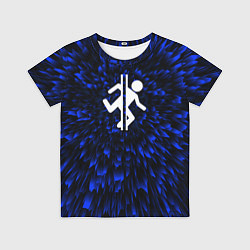 Футболка детская Portal blue energy, цвет: 3D-принт