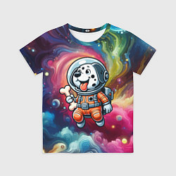Футболка детская Funny dalmatian puppy - ai art, цвет: 3D-принт