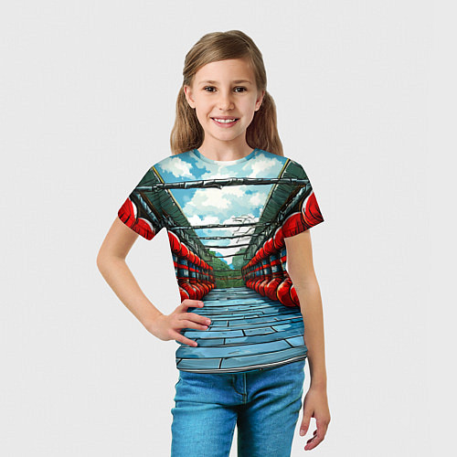 Детская футболка Зал Муай Тай / 3D-принт – фото 5