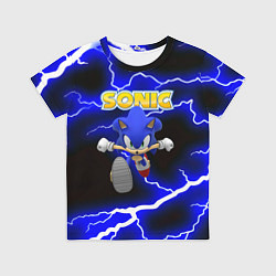 Футболка детская Sonic storm electro, цвет: 3D-принт