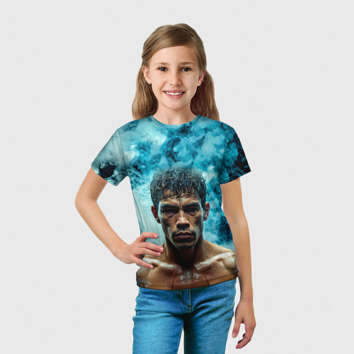 Детская футболка Артуро Гатти в дыму / 3D-принт – фото 5
