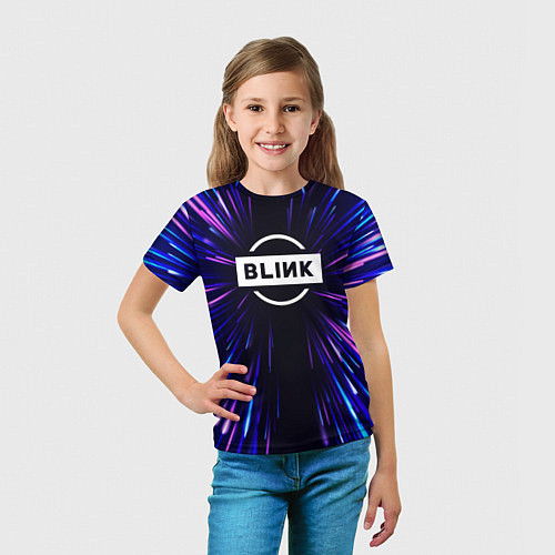 Детская футболка Blackpink neon energy / 3D-принт – фото 5