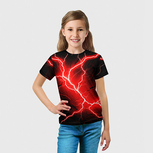 Детская футболка Lightning / 3D-принт – фото 5