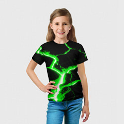 Футболка детская Разлом, цвет: 3D-принт — фото 2