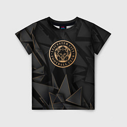 Футболка детская Leicester City golden poly, цвет: 3D-принт