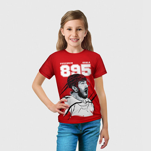 Детская футболка Alex Ovechkin 895 / 3D-принт – фото 5