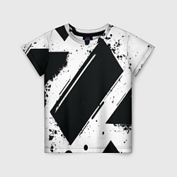 Футболка детская Color black white, цвет: 3D-принт