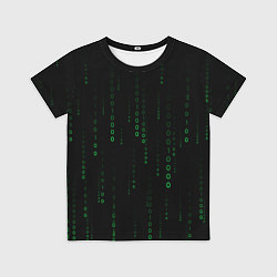 Футболка детская Color black green, цвет: 3D-принт