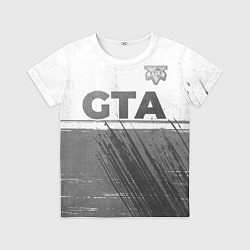 Детская футболка GTA - white gradient посередине