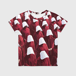 Футболка детская Рассказ служанки паттерн, цвет: 3D-принт