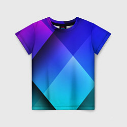Футболка детская Color blue, цвет: 3D-принт