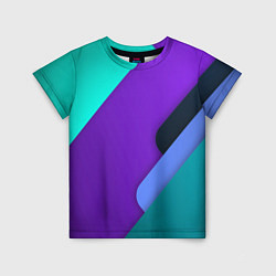 Футболка детская Multicoloured, цвет: 3D-принт