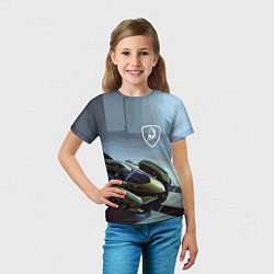 Футболка детская Lamborghini - motorsport extreme, цвет: 3D-принт — фото 2