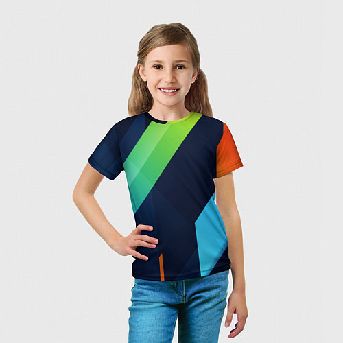 Детская футболка Multicolored / 3D-принт – фото 5