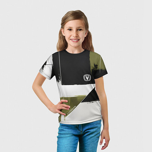 Детская футболка Changan логотип / 3D-принт – фото 5