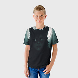 Футболка детская Волчица, цвет: 3D-принт — фото 2