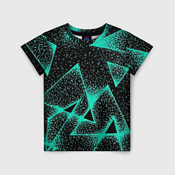 Футболка детская The triangle is light blue, цвет: 3D-принт